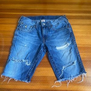 True religion Jean shorts